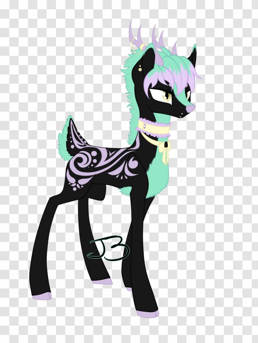 Cat Horse Pony Green Tail - Mythical Creature Transparent PNG