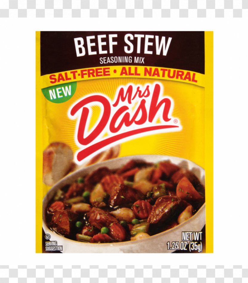 Sauce Flavor Mrs. Dash Stew Salt - Meat Transparent PNG