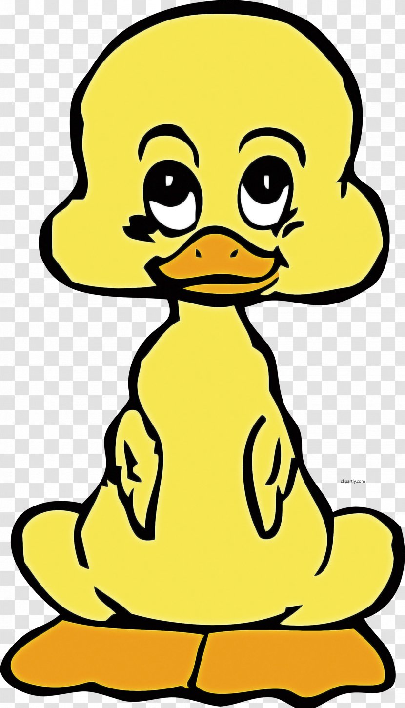 Yellow Cartoon Ducks, Geese And Swans Head Bird - Ducks - Water Beak Transparent PNG