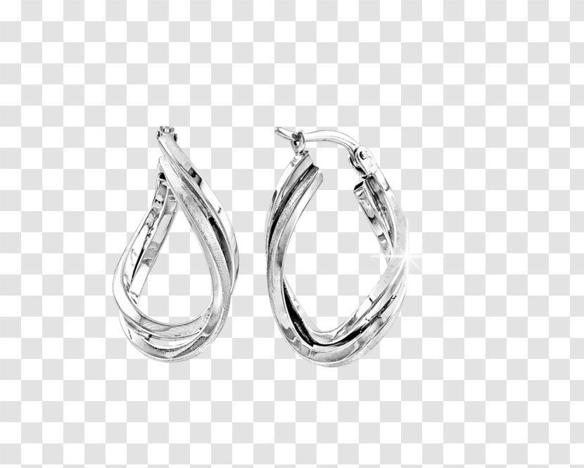 Earring Silver Kreole Body Jewellery - Ring Transparent PNG