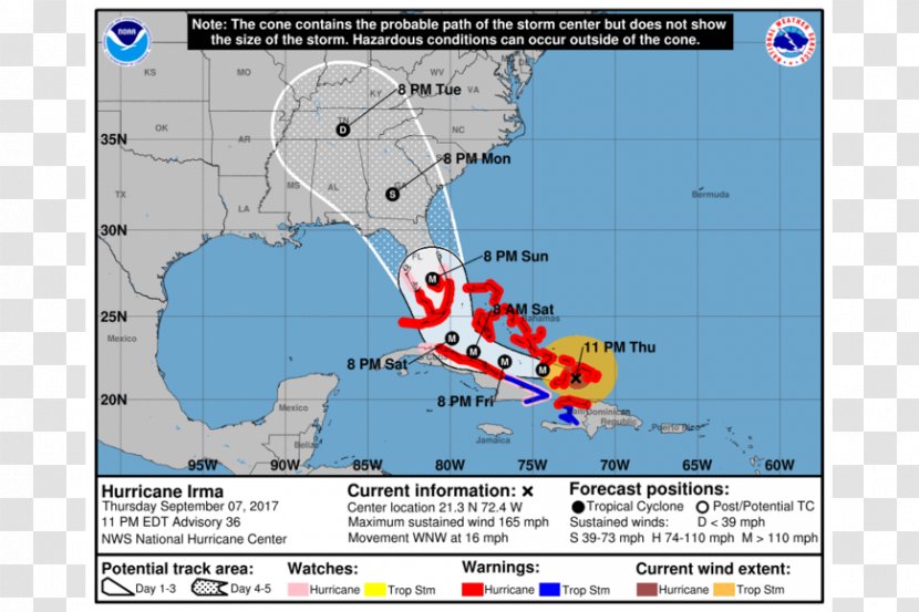 Hurricane Irma Matthew Atlantic Tropical Cyclone National Center - Emergency Evacuation - Storm Transparent PNG