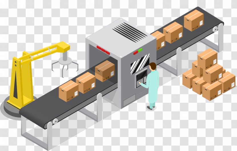 Conveyor System Belt Factory Logistics Packaging And Labeling - Industry Transparent PNG