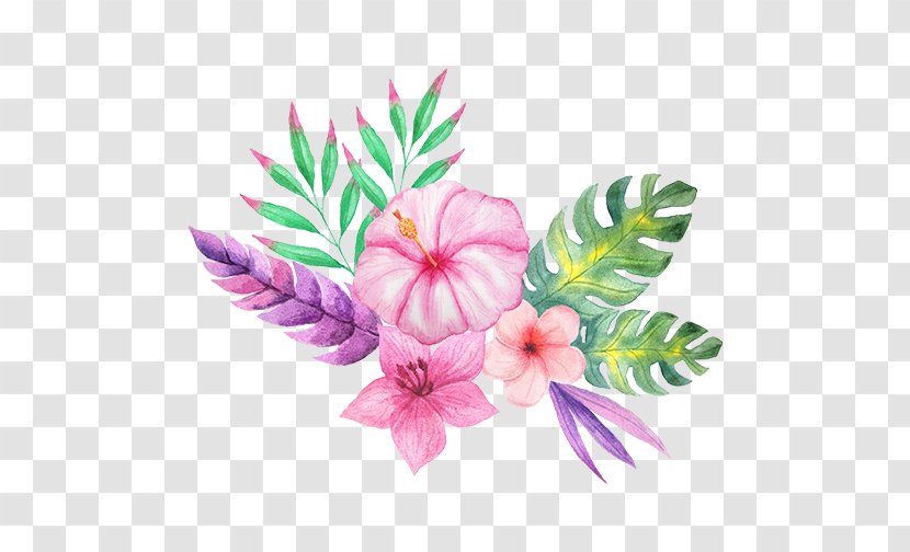 Watercolor Painting Watercolor: Flowers Drawing - Blossoms Transparent PNG