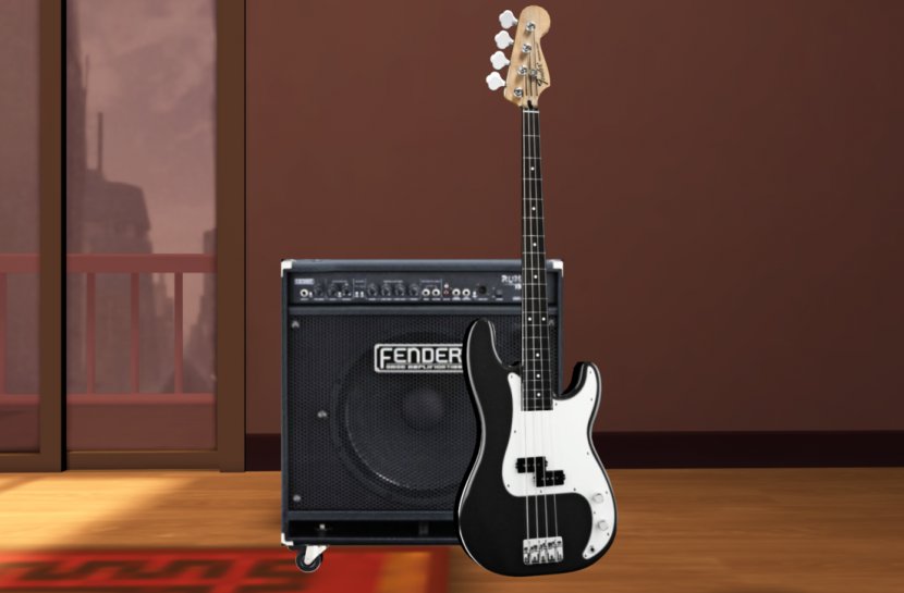 Guitar Amplifier Musical Instruments Bass String - Frame Transparent PNG