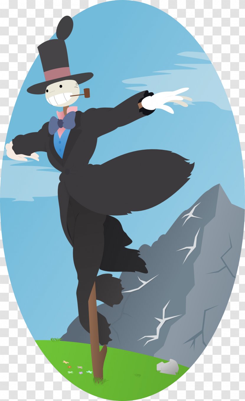 Cartoon Male Howl's Moving Castle - Turnip Transparent PNG