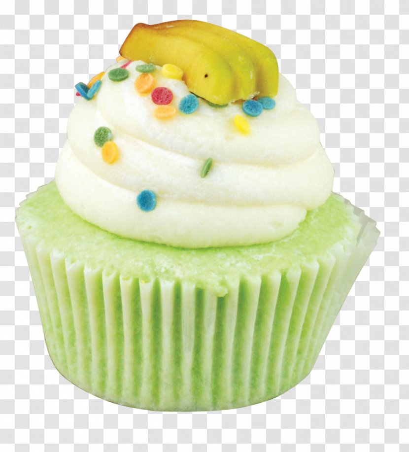 Cupcake Frosting & Icing Fruitcake Cream Flavor - Dairy Product - Tropical Fruit Transparent PNG