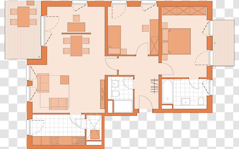 Floor Plan Architecture Property - Real Estate - Design Transparent PNG