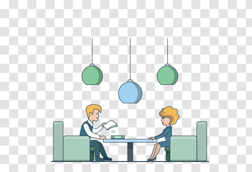 Download - Royaltyfree - On The Work Under Lamp Colleagues Transparent PNG