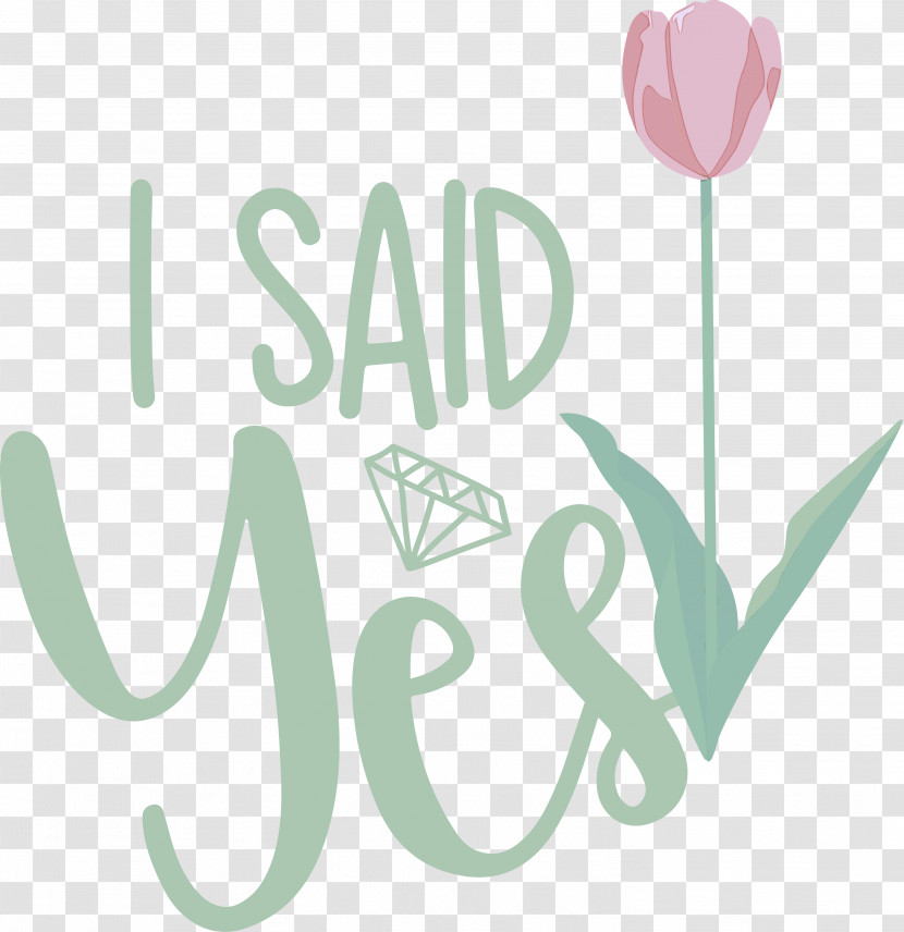 I Said Yes She Said Yes Wedding Transparent PNG