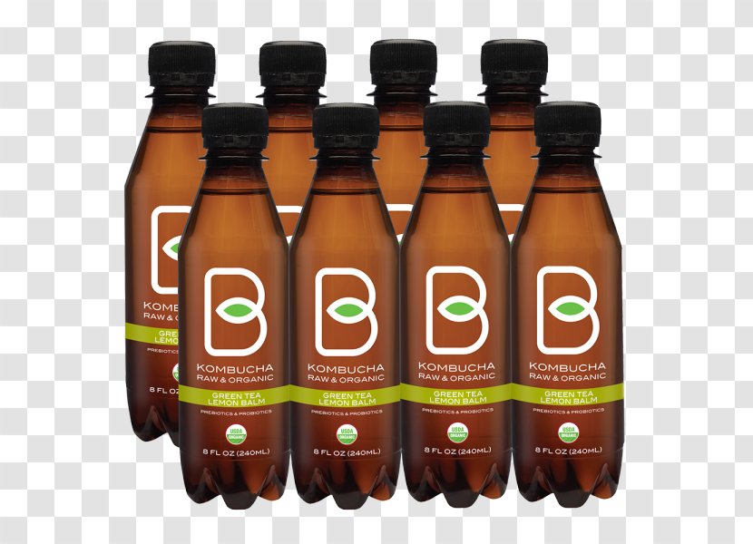 Kombucha Green Tea Matcha Ginger Beer - Glass Bottle Transparent PNG