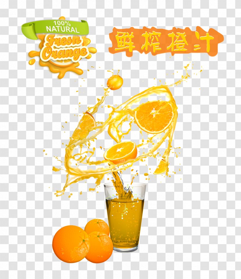 Orange Juice Smoothie Milkshake Apple - Fruit - Freshly Squeezed Transparent PNG