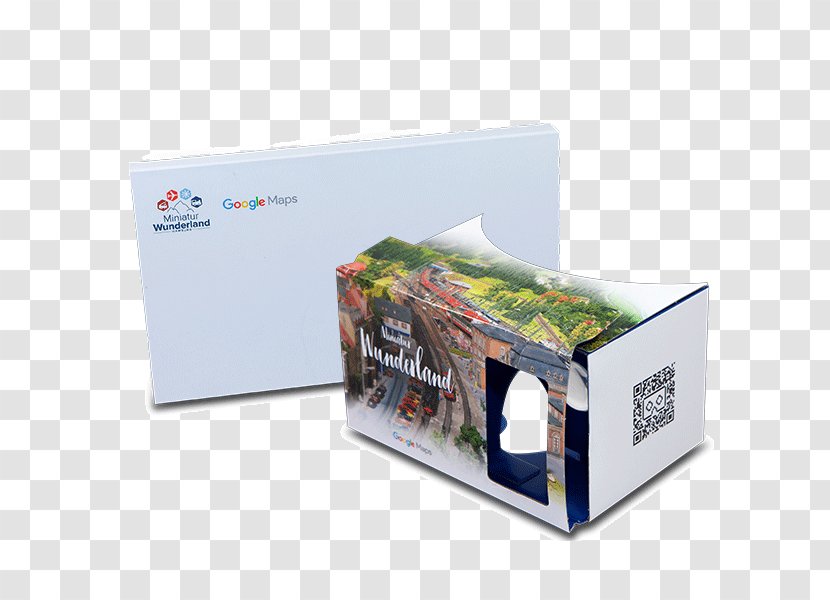 Miniatur Wunderland Google Cardboard Marketing - Virtual Reality Headset Transparent PNG