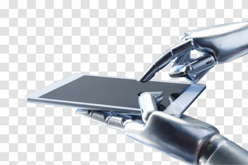 IPad Computer Hand - Internet - Robot Hands And Tablet Transparent PNG