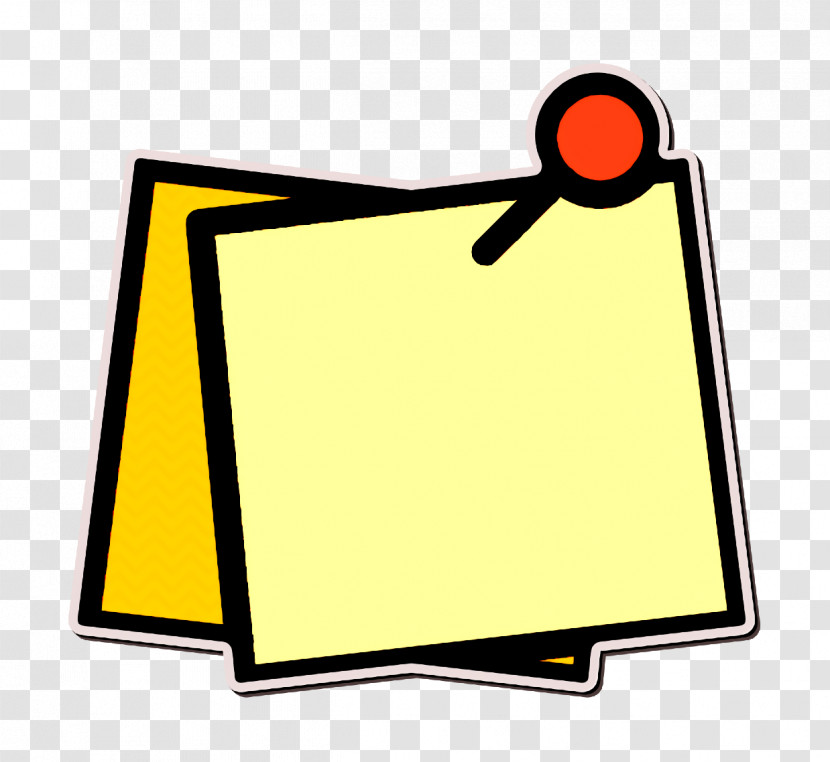 Office Icon Paper Icon Post It Icon Transparent PNG