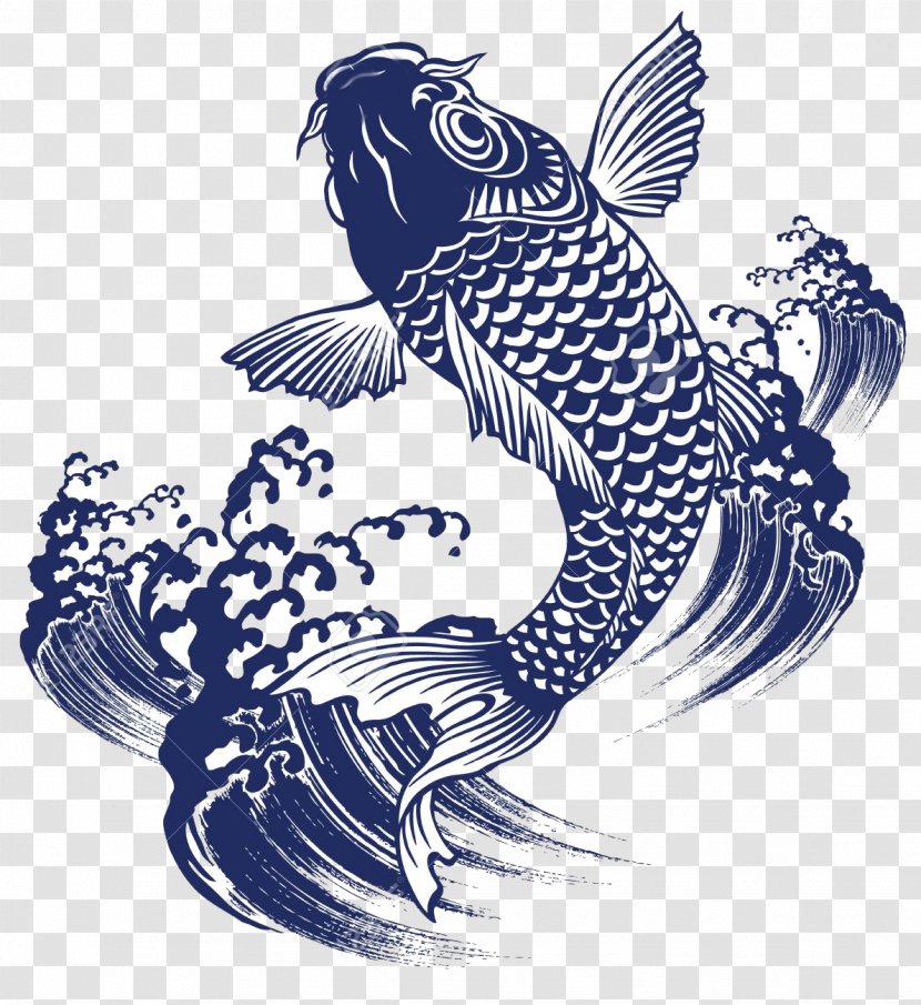 Koi Goldfish Japan Painting - Fish Transparent PNG