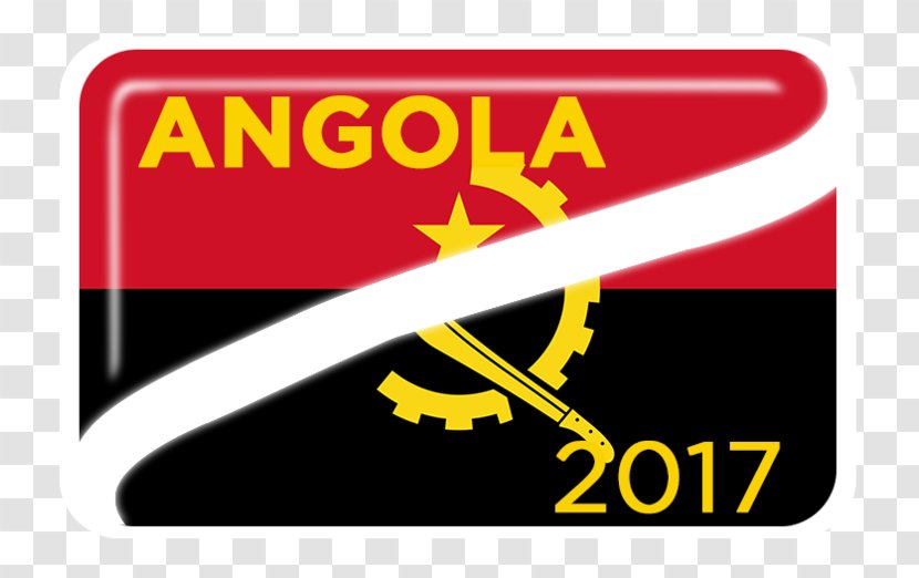 Flag Of Angola Logo Brand - Label Transparent PNG