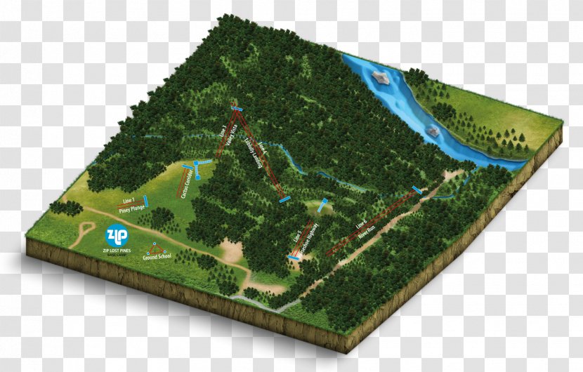 Cedar Creek, Texas Zip Lost Pines Bastrop Zip-line Austin - Map Transparent PNG