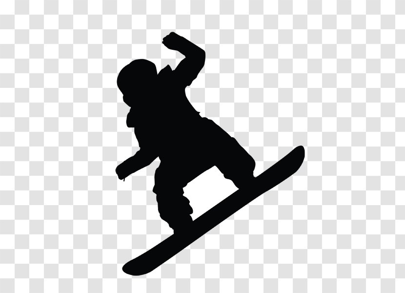 Snowboarding Silhouette Skiing Ski Bindings - Shadow - Snowboard Transparent PNG