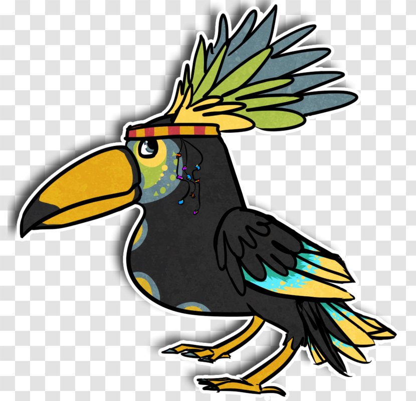 Bird Beak Toucan Feather Galliformes - Wing Transparent PNG