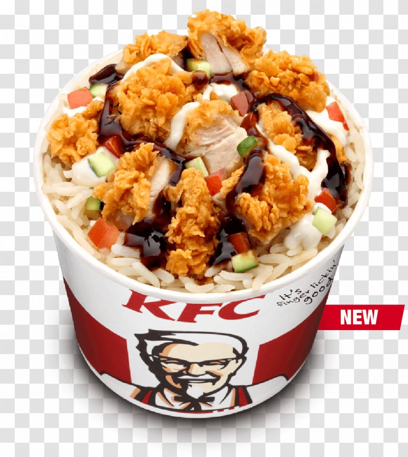 KFC Mashed Potato Breakfast Pot Pie Hainanese Chicken Rice - Frozen Dessert - Bowl Transparent PNG