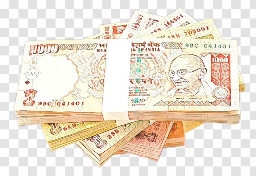 Indian Money - Cash - Handling Paper Product Transparent PNG