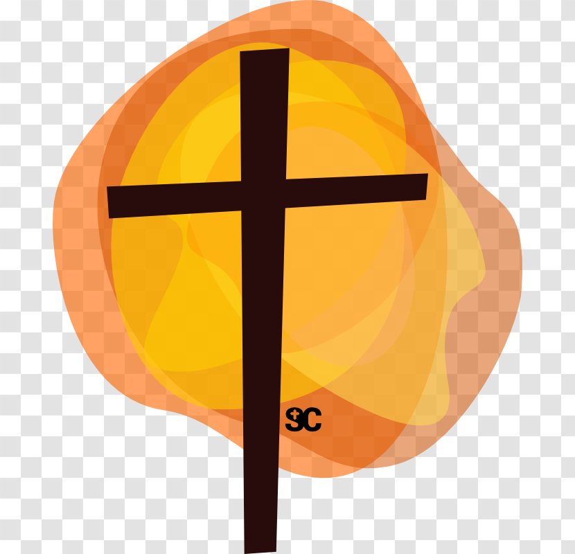 Lent Clip Art - Yellow - Cross Graphics Transparent PNG