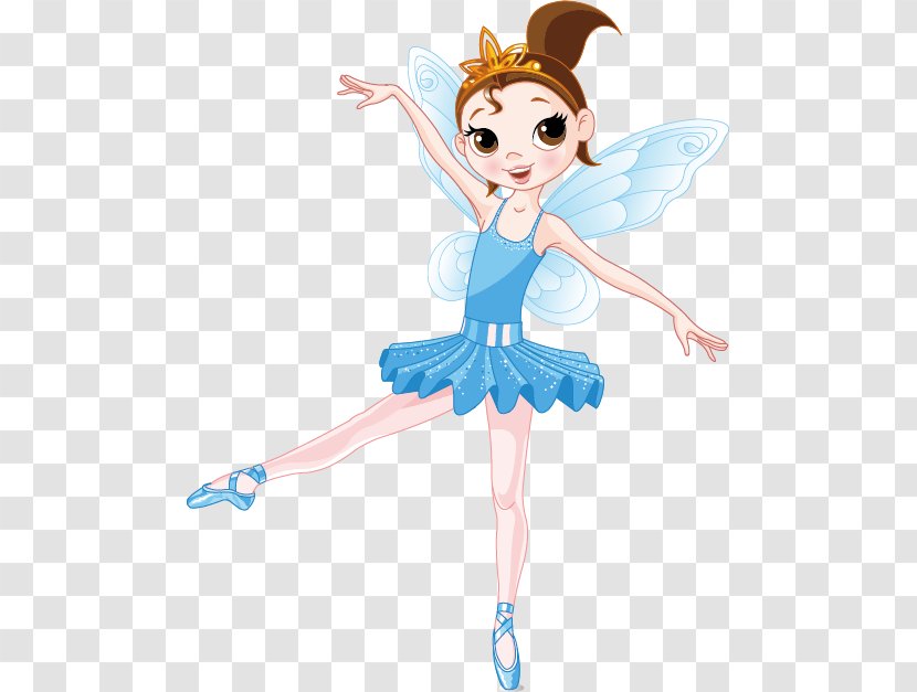 Tooth Fairy Ballet Dancer Illustration - Flower - Cute Butterfly Transparent PNG