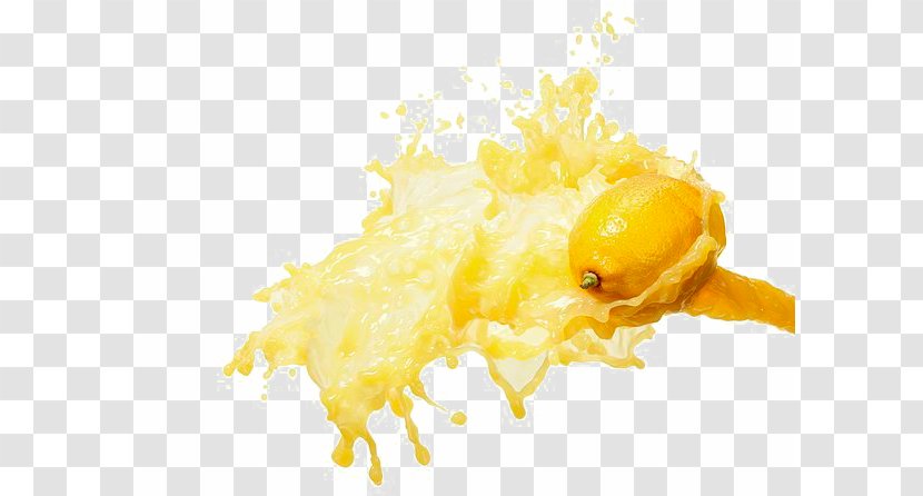 Orange Juice Lemonade Iced Tea - Splash - Flowers Transparent PNG