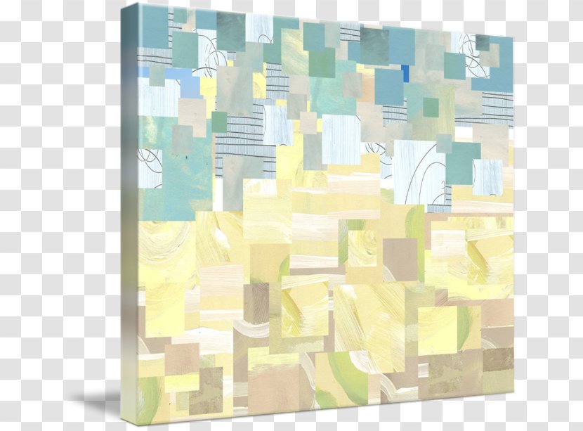 Modern Art Graphic Arts Square Paint - Yellow Transparent PNG