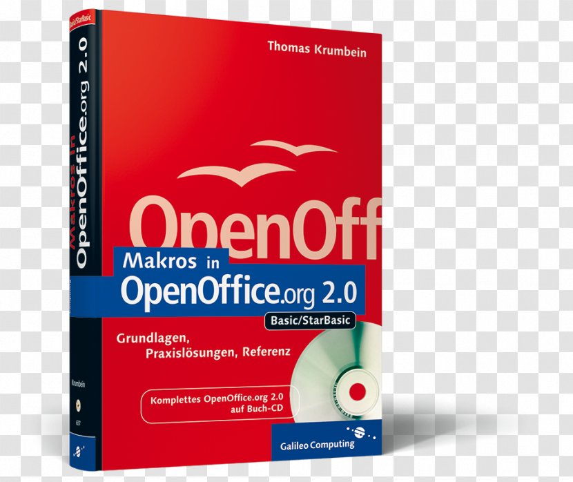 OpenOffice.org 2.0: Einstieg Und Umstieg ; [kompakte Einführung In Alle Module Komplettes 2.0 Auf Buch-CD Das Handbuch] Makros 3 - Org - Basic, StarBasic Basic/StarBasic OpenOff Grundlagen,Enterprises Album Cover Transparent PNG