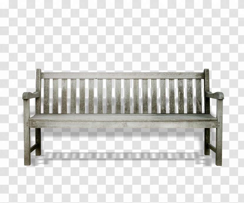 Bench Chair Park Computer File - Gray Simple Long Seat Decoration Pattern Transparent PNG