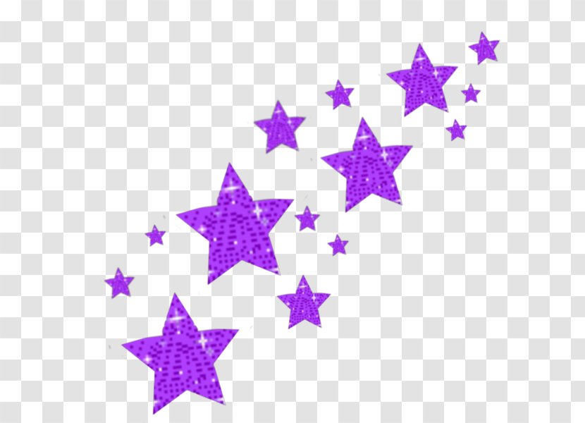 Purple Violet Star Clip Art Pattern Transparent PNG