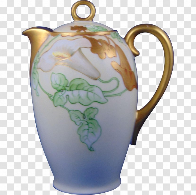 Art Porcelain Teapot Ceramic Pitcher - Callalily Transparent PNG
