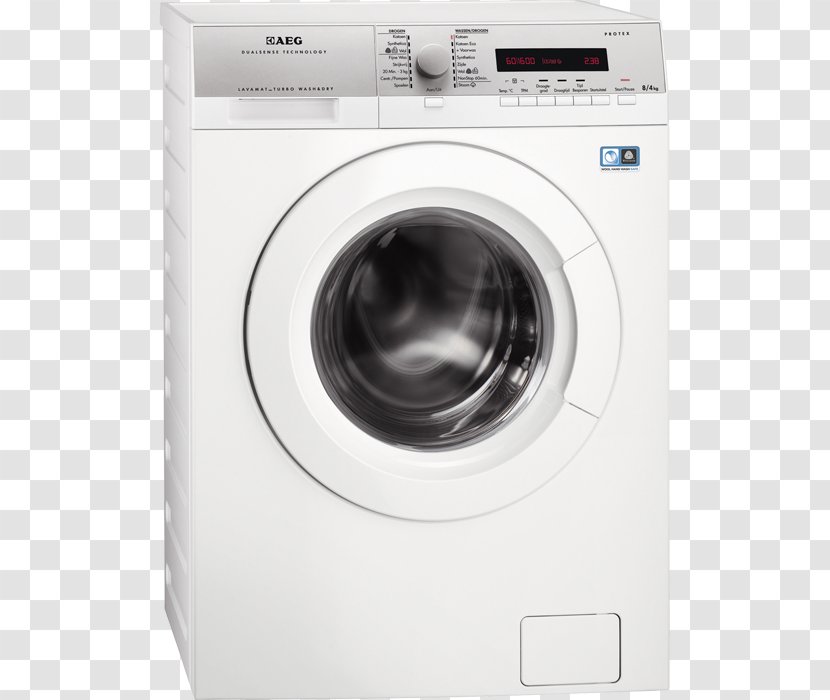 AEG L72475FL Vrijstaand Voorbelading 7kg 1400RPM A+++ Wit Wasmach Washing Machines Lavamat L72675FL L76680NWD - Major Appliance - Household Appliances Transparent PNG