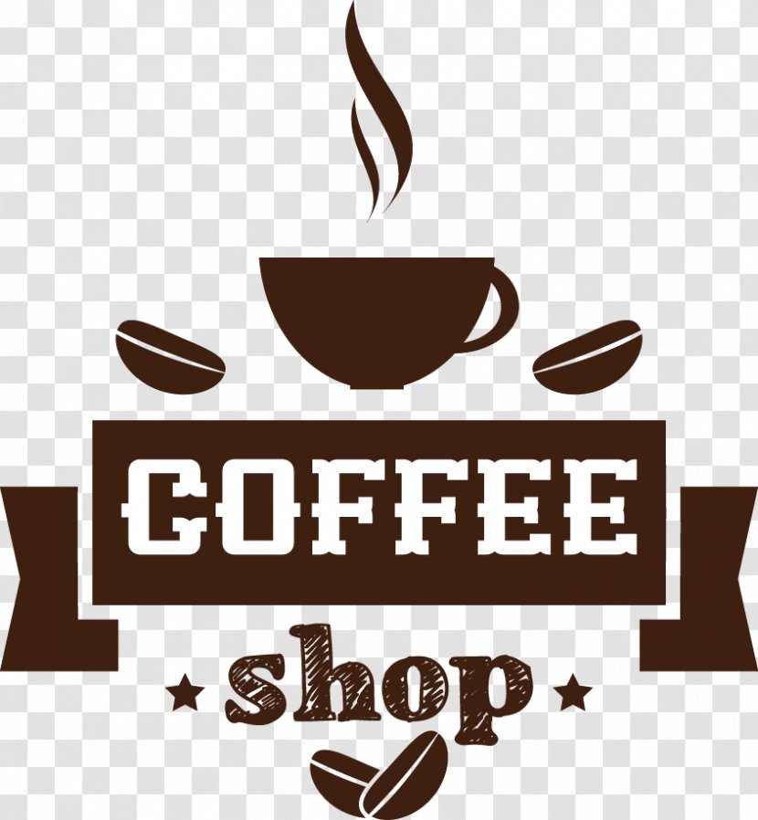 Coffee Tea Cafe Logo - Gratis - Exquisite Label Material Transparent PNG