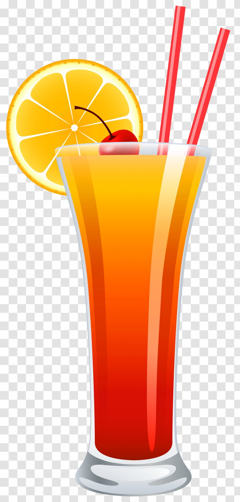 Cocktail Tequila Sunrise Mojito Screwdriver Margarita - Cartoon - Juice Transparent PNG