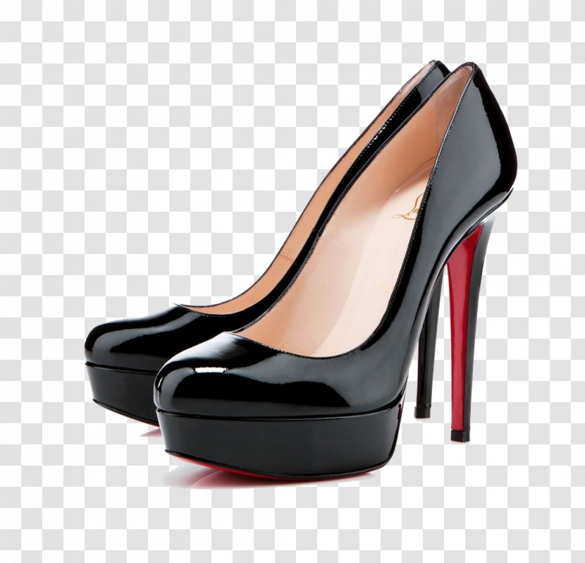 Court Shoe Patent Leather High-heeled Footwear - Dress - Christian Louboutin Heels Photos Transparent PNG