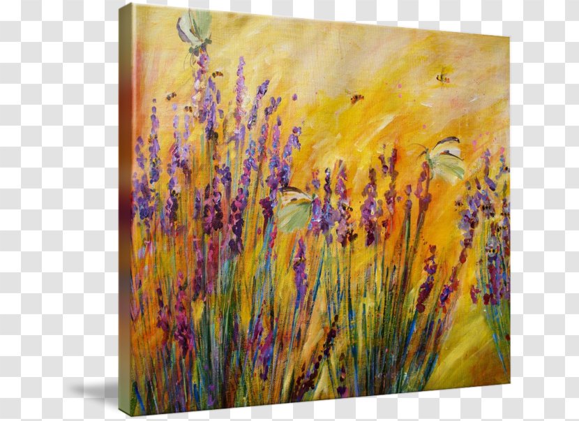 Watercolor Painting Art Lavender Acrylic Paint - Butterfly Transparent PNG