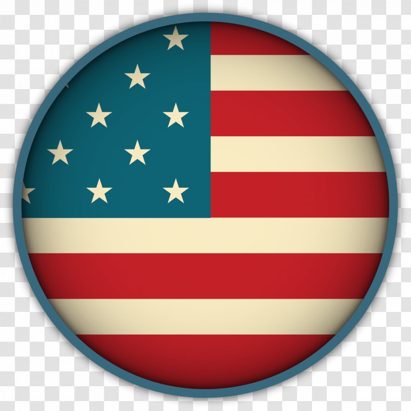 United States National Flag - Soldier - Simple Circle Transparent PNG
