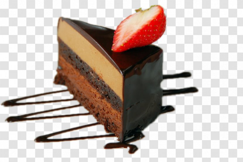 Chocolate Truffle Cake Fudge Cream Cheesecake - White - Dessert Transparent PNG