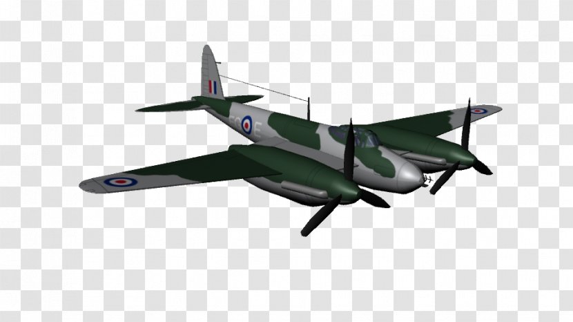 De Havilland Mosquito Fighter Aircraft Airplane - Military Transparent PNG