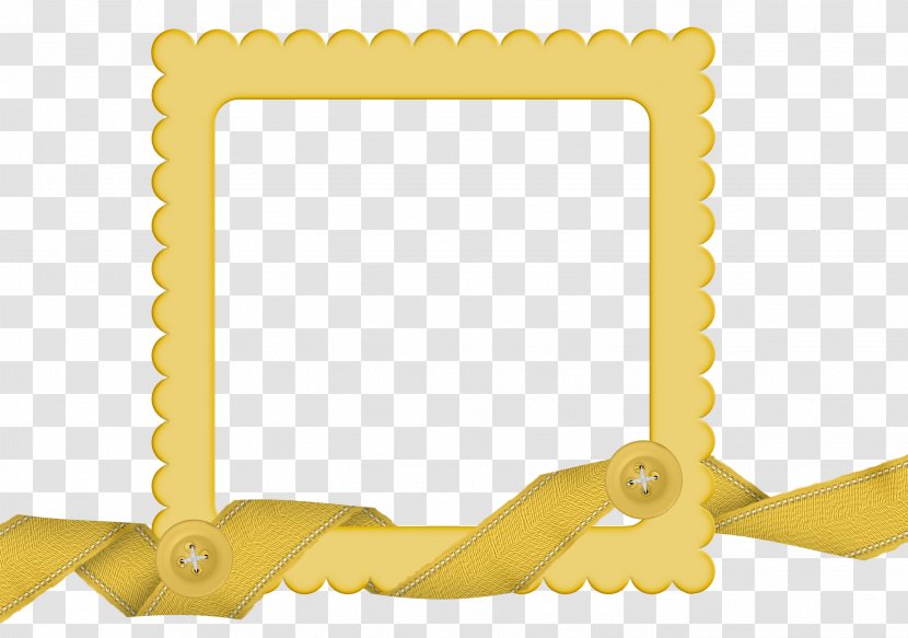 Picture Frames Yellow Transparent PNG