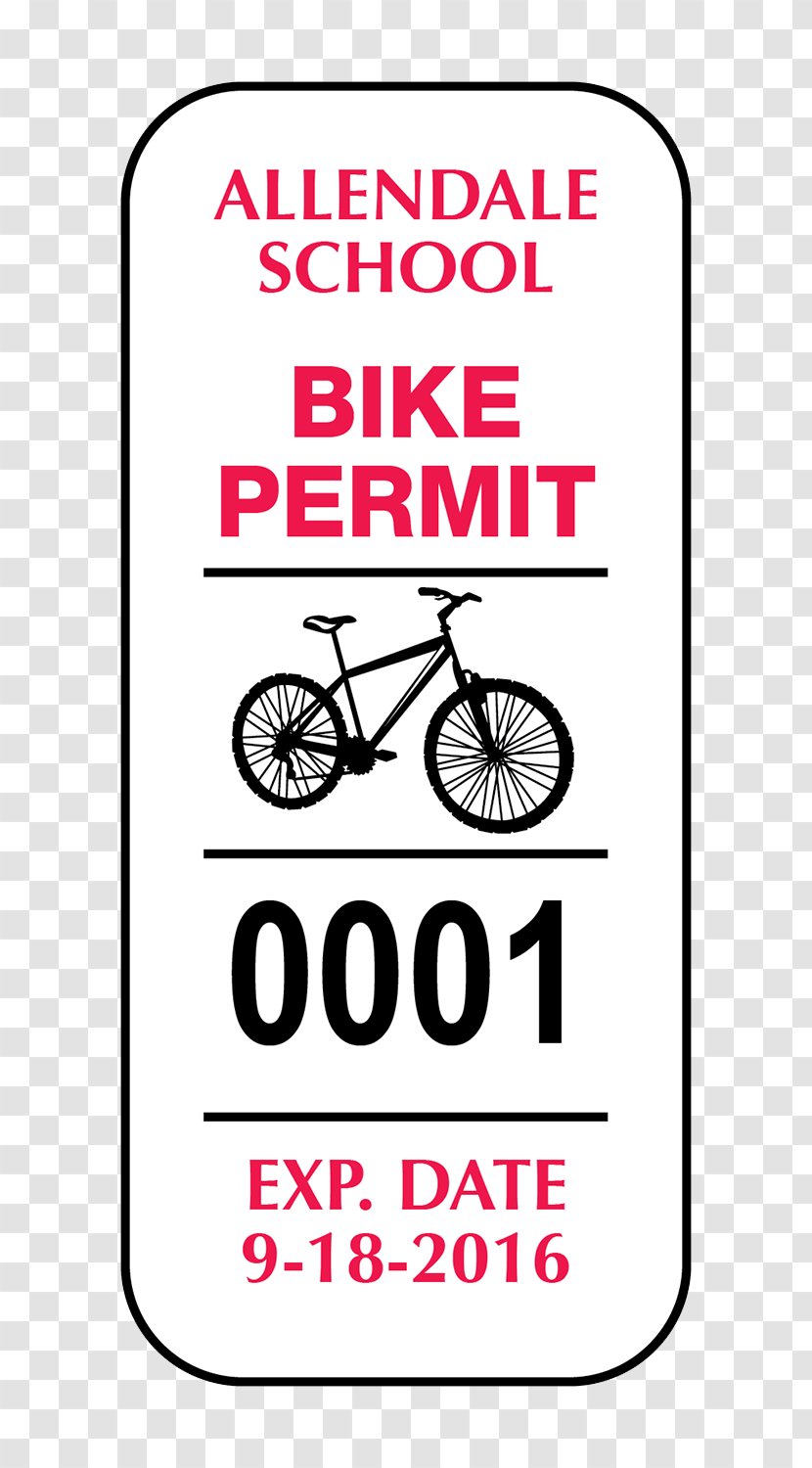 40Mm Use First Labels Permanent Roll Of 500 Traffic Sign Font Brand Line - Area - Bicycle Parking Citation Transparent PNG