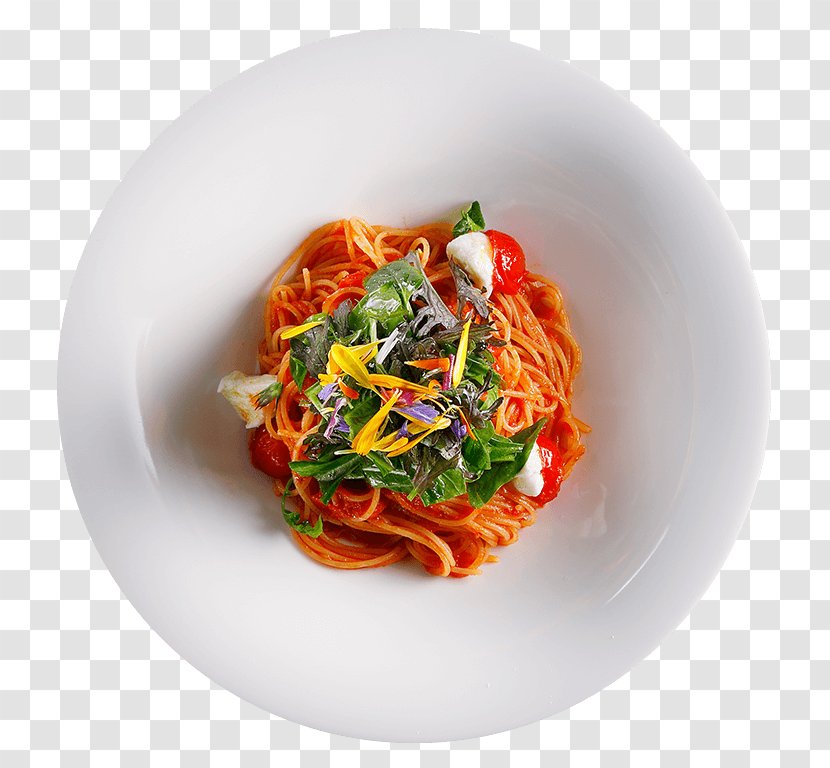 Spaghetti Alla Puttanesca Pasta Al Pomodoro Taglierini Chinese Noodles - Bucatini - Tomato Transparent PNG