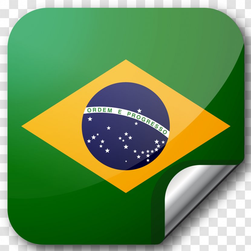 Flag Of Brazil - Football Transparent PNG