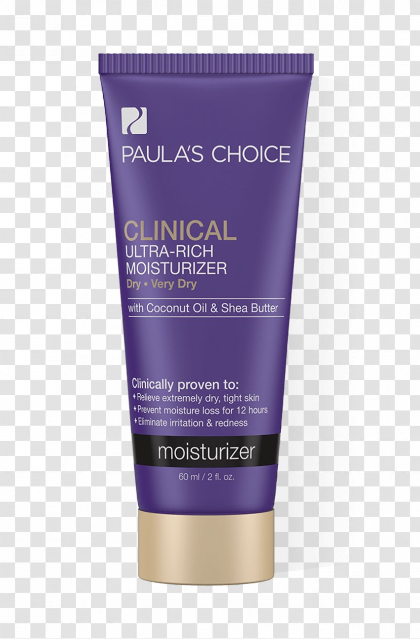 Paula's Choice CLINICAL Ultra-Rich Moisturizer Cosmetics Xeroderma Shea Butter - Anti Radiation Sai Cream Transparent PNG