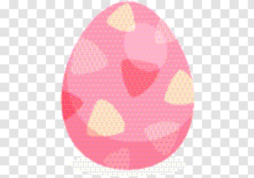 Easter Egg Background - Magenta - Paw Oval Transparent PNG