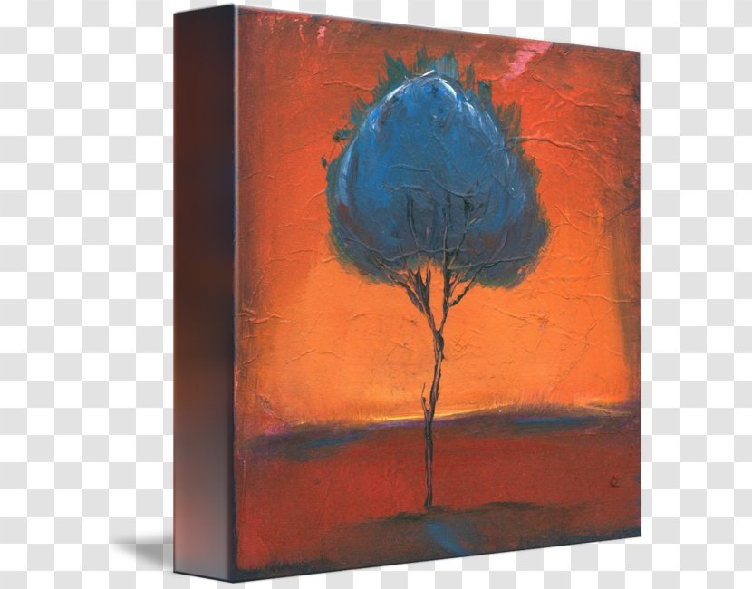 Modern Art Acrylic Paint Still Life Photography - Sunset Glow Transparent PNG