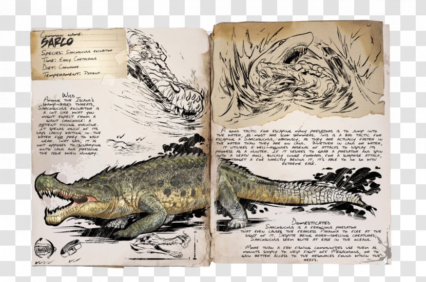 ARK: Survival Evolved Spinosaurus Tyrannosaurus Triceratops Allosaurus - Printmaking - Dinosaur Transparent PNG