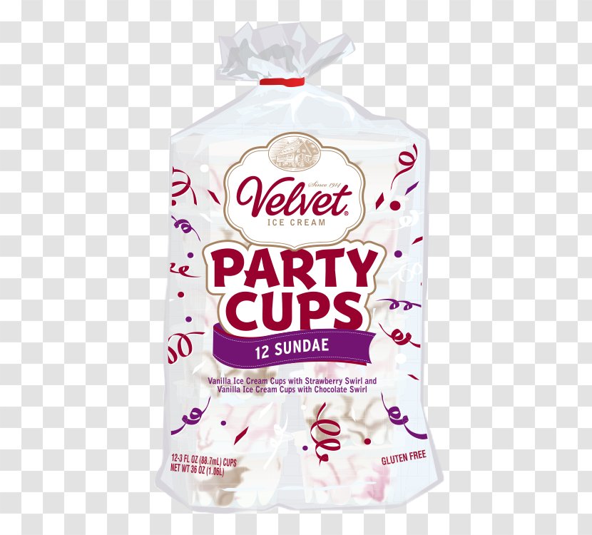 Velvet Ice Cream Company Sundae Flavor Cup Transparent PNG